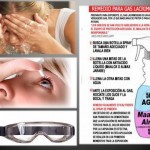 Cuidado de los ojos ante gases lacrimógenos