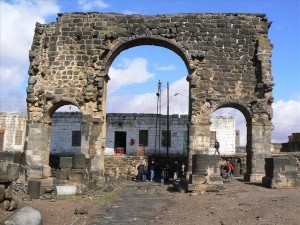 La antigua ciudad de Bosra, Siria  