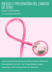 Riesgo y prevención del cáncer de seno - Salud y Bienestar