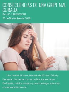 Consecuencias de una gripe mal curada - Salud y Bienestar