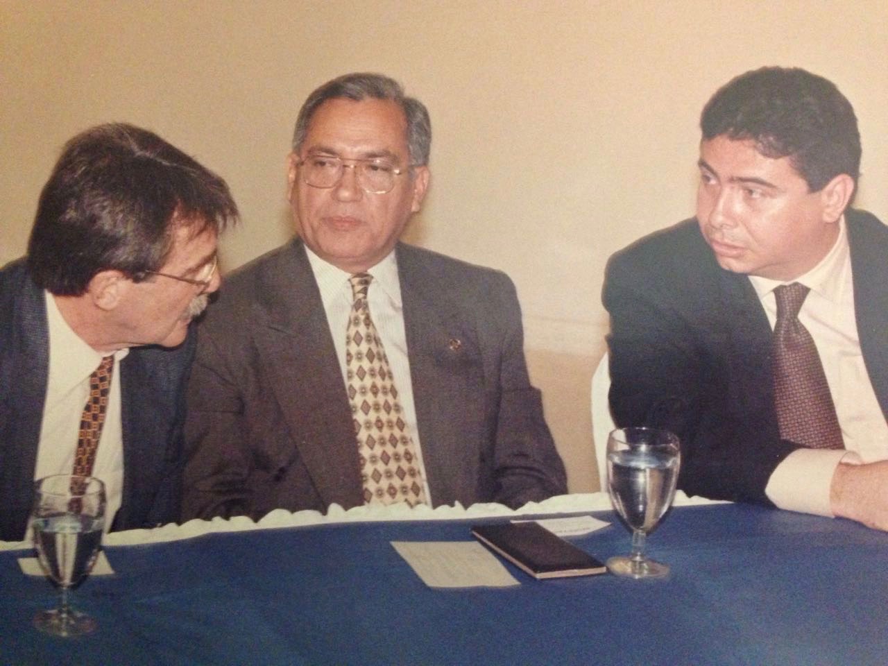 Cesar Morillo y Teodoro Petkoff