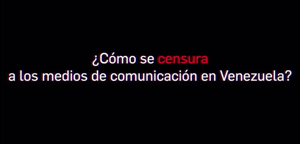 Cesura a los medios de comunicación en Venezuela