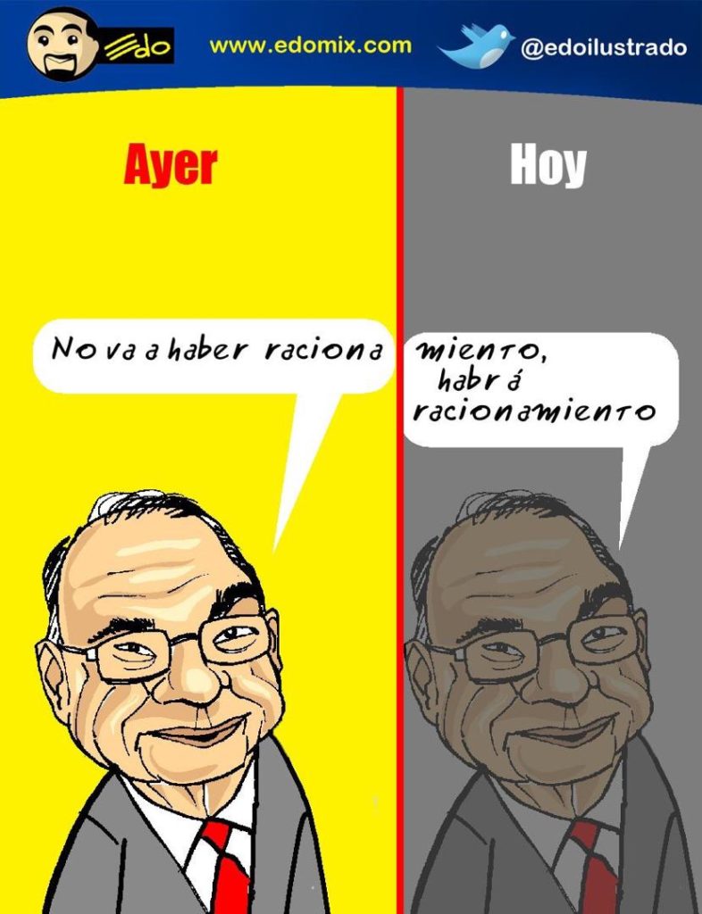 Años de apagones en caricatura - EDO