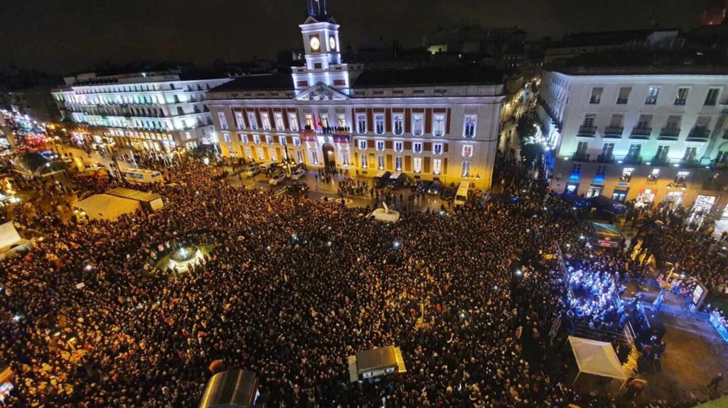 Guaidó conquista la Puerta del Sol - Ana Alonso