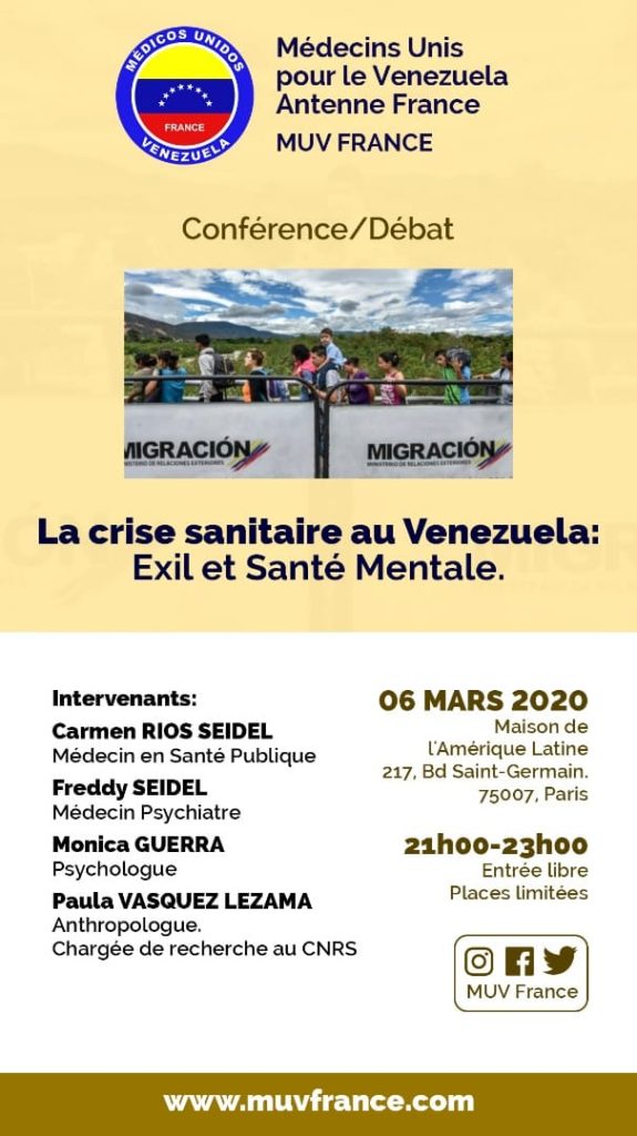 Nace Médicos Unidos Venezuela en París - Andreina Mujica